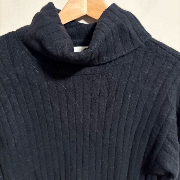 Abercrombie & Fitch Easy Fitting Turtleneck Sweater Dress Black- Size XS - Picture 9 of 10